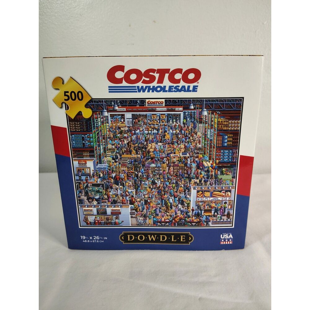 NEW Costco Wholesale DOWDLE 500 Piece Puzzle Sealed USA Made Warehouse Scene
